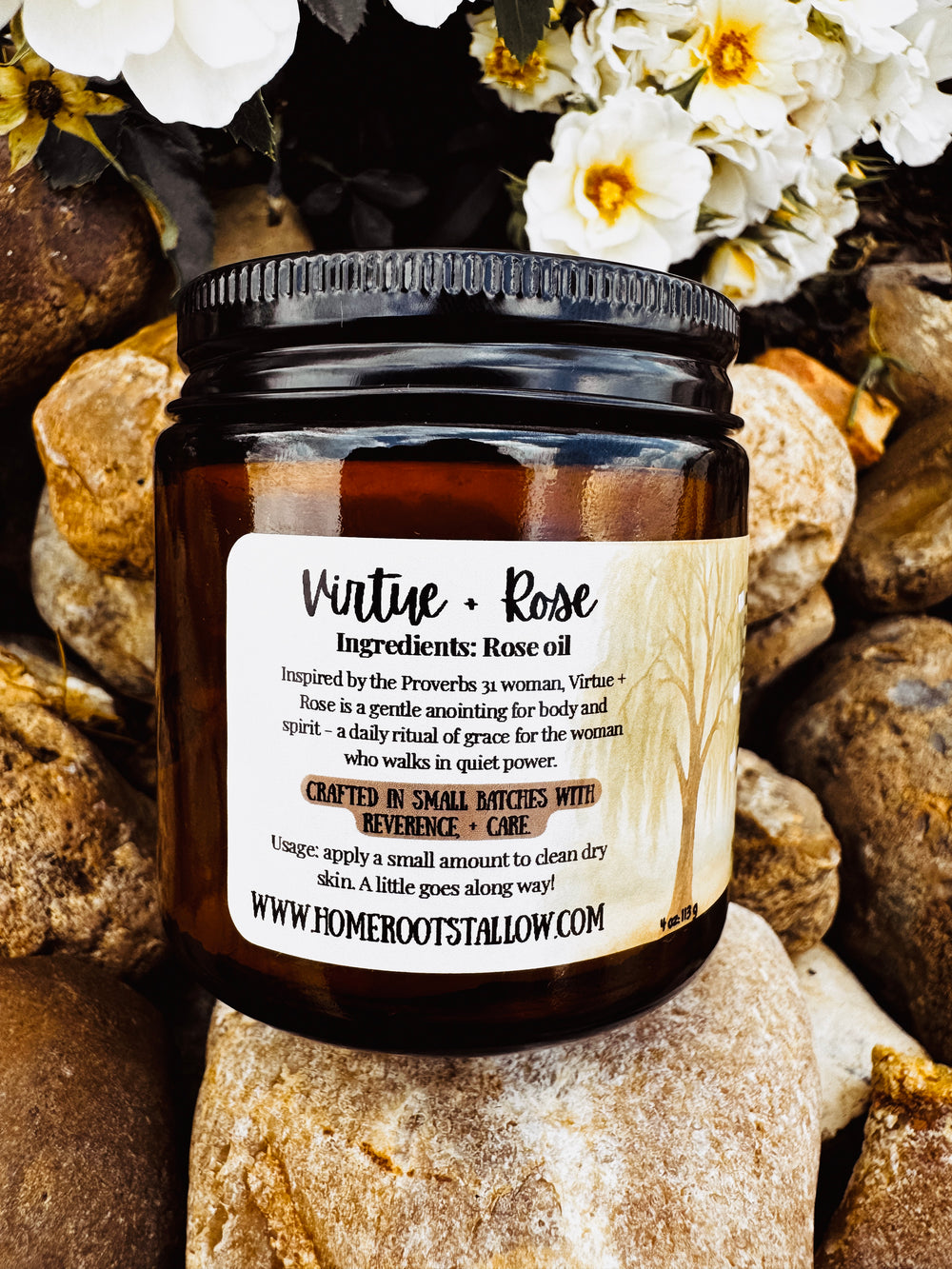 Virtue + Rose Whipped Tallow