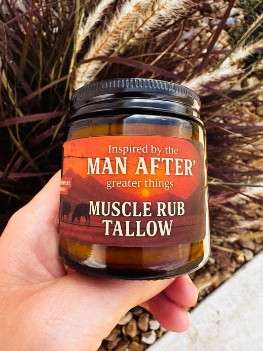Man After’ Muscle Rub Tallow
