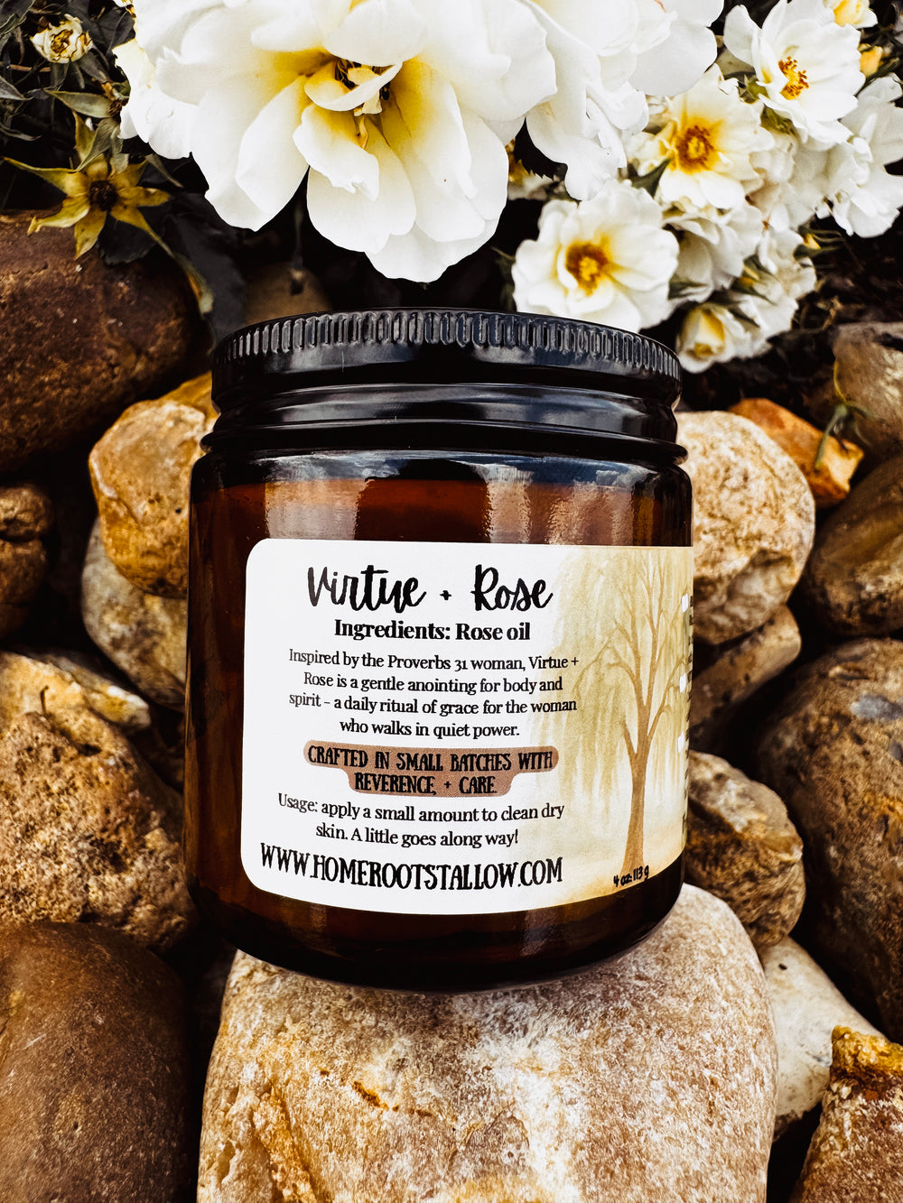 Virtue + Rose Whipped Tallow