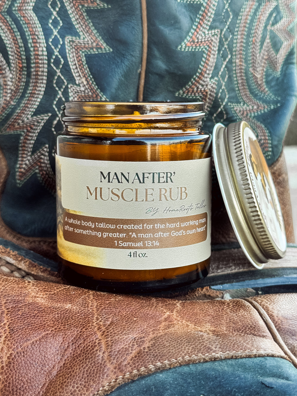 Man After’ Muscle Rub Tallow