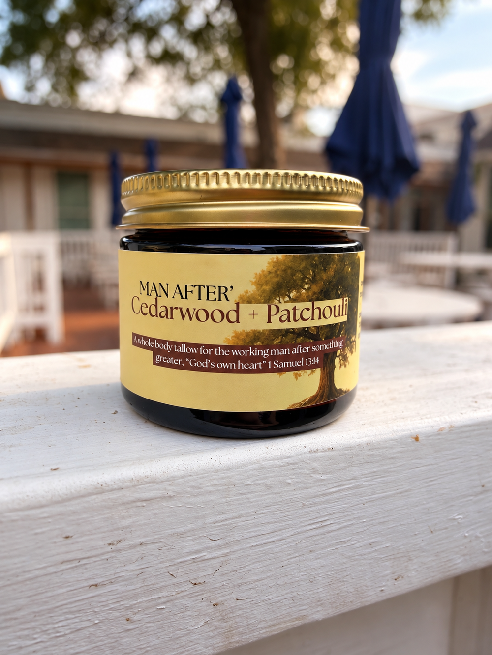 Cedarwood + patchouli