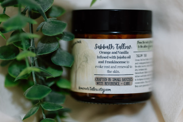 Sabbath Whipped Tallow (orange + vanilla)